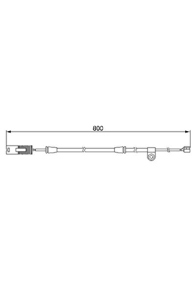Bosch Senzor De Avertizare Uzura Placute De Frana Bmw X5 2000-2006