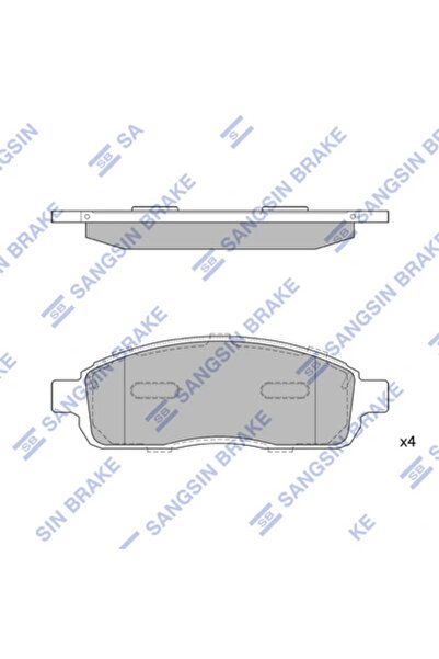 Hİ-Q Set Placute Frana Frana Disc Ford Usa F-150