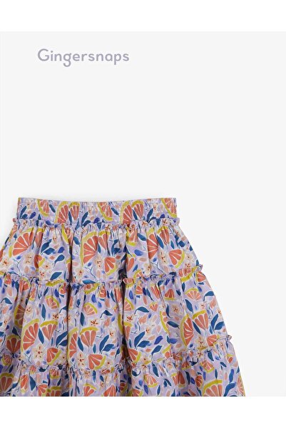 Gingersnaps Girls Printed Flared Skirt
