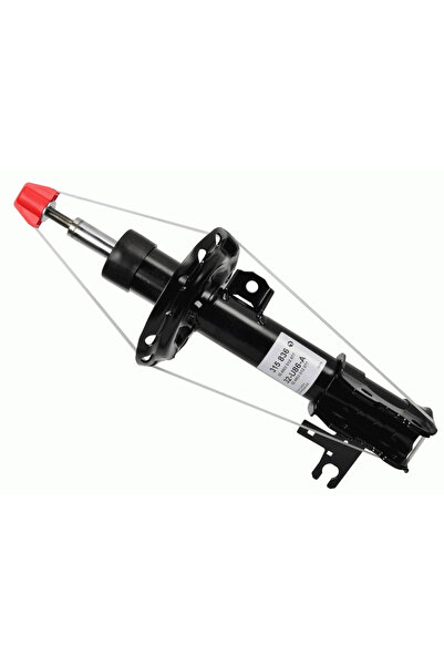 SACHS Shock Absorber Front Axle Left OPEL MERIVA B microbus 2010-2017 315 ​​836