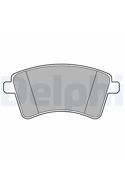 DELPHİ Brake pad set disc brake MERCEDES-BENZ CITAN Mixto 2012-2021 LP3715