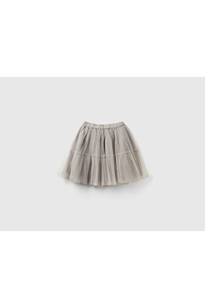 United Colors of Benetton Girls Wide Ruffle Skirt