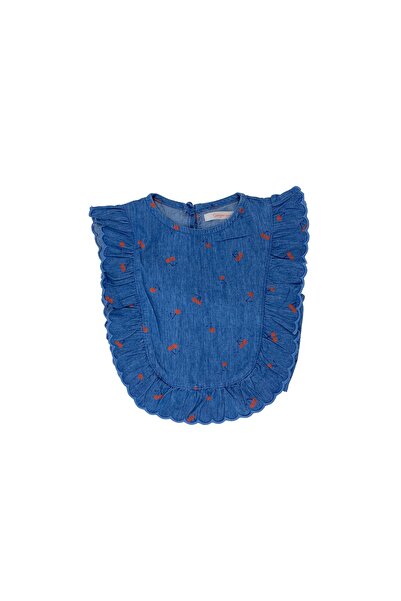 Gingersnaps Girls Embroidered Denim Top
