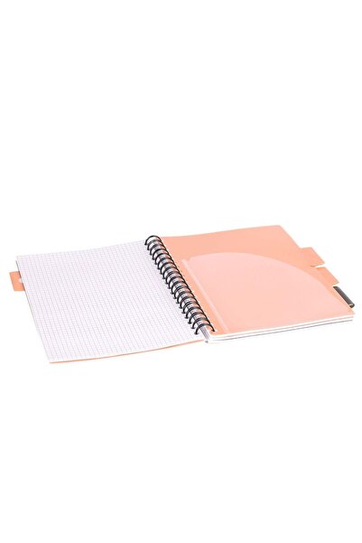 Strigo Spiral notebook and dividers Project Book FLORAL B5, mathematics, 200 pg, cardboard covers PADS045