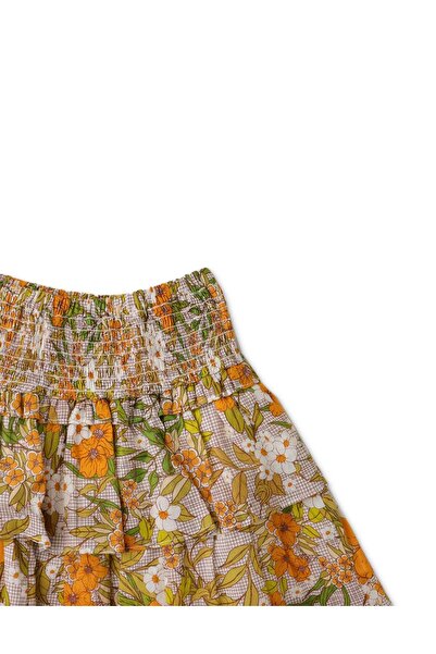 Gingersnaps Girls Printed Flared Skirt