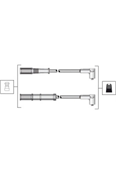 MAGNETI MARELLI Set Cablaj Aprinder Fiat 500/Doblo Autoutilitara/Limuzina Spa...