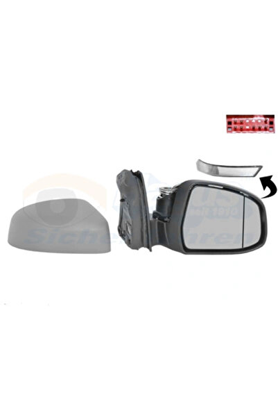VAN WEZEL Oglinda Exterioara Dreapta Ford Focus 3