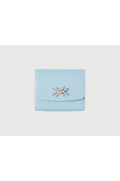 United Colors of Benetton Leather Logo Small Wallet