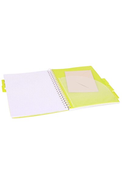 Strigo Spiral notebook and dividers Project Book PASTEL A4, mathematics, 200 pg, cardboard covers PADS032