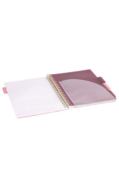 Strigo Spiral notebook and dividers Project Book FLORI B5, mathematics, 200 pg, cardboard covers PADS080