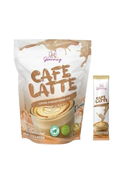 Glowming كافيه لاتيه - مزيج مشروب مسحوق القهوة - 10 أكياس × 20 جم