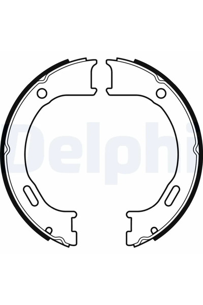 DELPHİ Handbrake brake shoe set JEEP CHEROKEE 2001-2008 LS2076