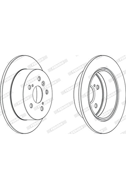 FERODO Disc Brake Lexus Es Toyota Aurion/Camry Limousine