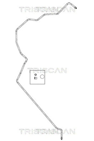 TRISCAN Хидравличен маркуч на кормилната система от кормилната кутия до разши...