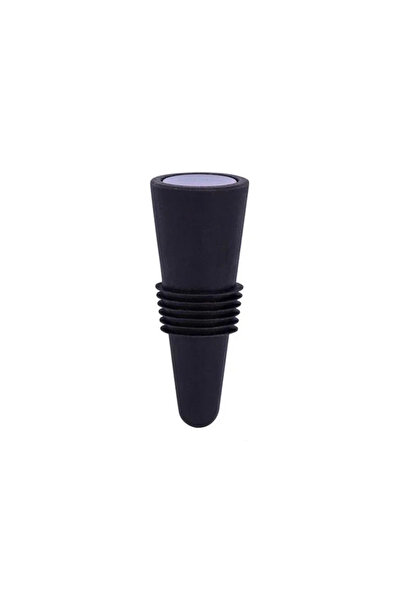 choice2 1 قطعة من سدادات زجاجات النبيذ المصنوعة من السيليكون الأسود محكمة الغ...