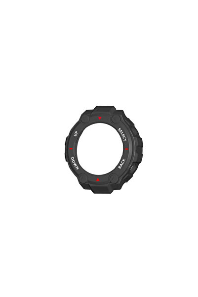 Choice غطاء حماية مجوف من البولي كربونات باللون الأسود والأحمر والأبيض لساعة ...