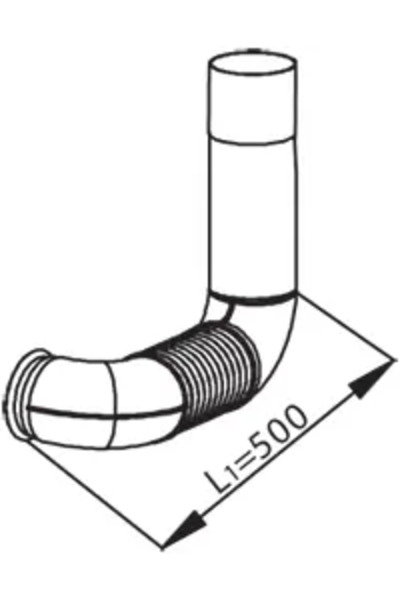 Dinex Racord Evacuare Fata Mercedes-Benz Actros