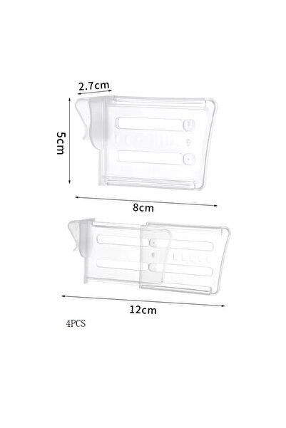 Choice 4pcs 4pcs Refrigerator Storage Divider Side Door Storage Partition Exp...
