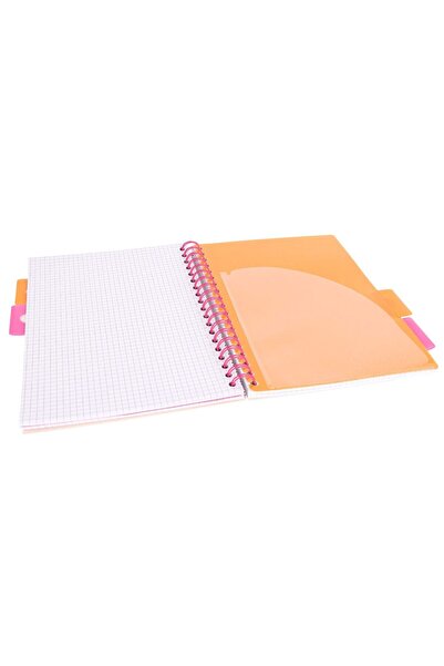 Strigo Spiral notebook and dividers Project Book FLORI B5, mathematics, 200 pg, cardboard covers PADS078