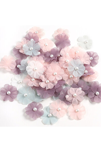 Choice 30 قطعة متعددة 10/30/50 قطعة زهور صناعية وردة زهور وهمية DIY ملابس الز...