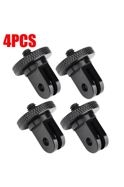 Choice 4 قطع من مسامير تثبيت حامل ثلاثي للكاميرا لكاميرا Gopro 1/4-20 محول تح...