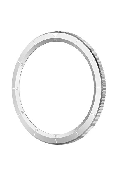 Choice حلقات إطار معدنية فضية بمقياس لساعة Xiaomi Watch S4/S3 لساعة Xiaomi Wa...