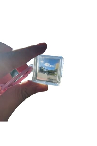 Choice أداة تصوير البكسل بحبل وردي، فسيفساء أكريليك شفافة لسلاسل المفاتيح ومش...