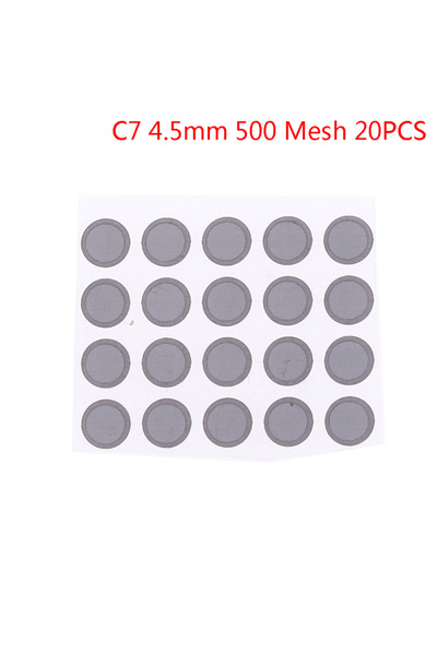 Choice 4.5 مم 500 شبكة 20 قطعة DIY سماعات أذن ضبط أوراق التخميد فلتر الغلاف الأمامي 200 250 300 350 400 450