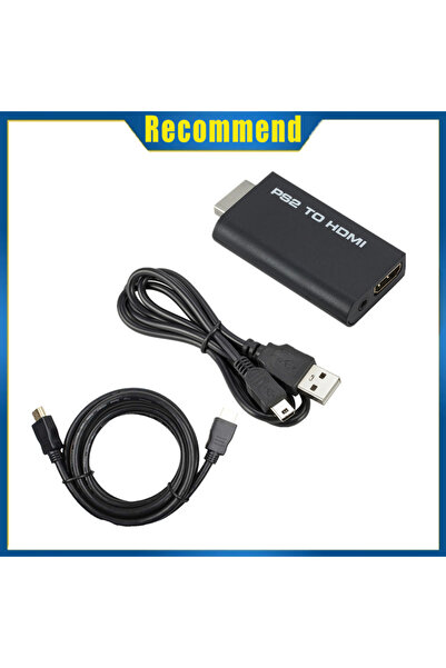 Choice B-Add 1M HDMI Cable PS2 To HDMI-compatible Full 1080P Audio Video Converter Adapter 480i/480p/576i w