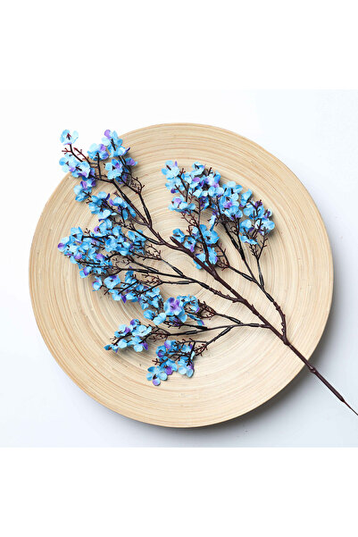 Choice 1 قطعة زهور جيبسوفيلا اصطناعية زرقاء 51 سم، باقات زهور جيبسوفيلا مزيفة...