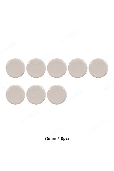 Choice 8 قطع/مجموعة من 35 مم من ألواح الأثاث الدائرية ذاتية اللصق من مادة الت...