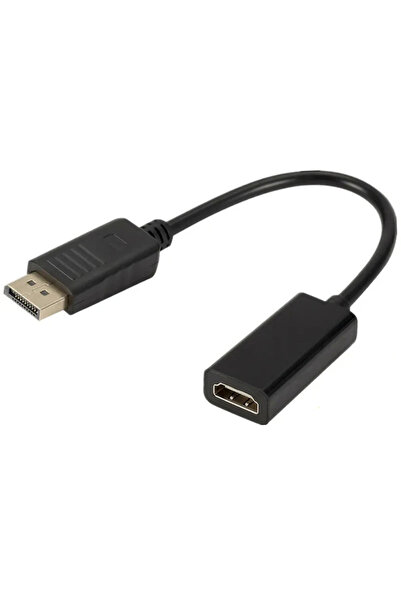 Choice كابل محول أسود من DisplayPort إلى HDMI متوافق بدقة 1080 بكسل، من ذكر D...