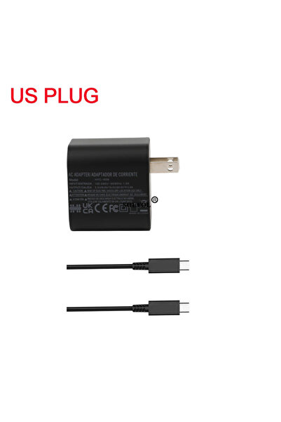 Choice US Plug 60W AC Adapter EU/US/UK Plug Fast Charger Compatible with NS Switch 2 / Steam Deck Accessori