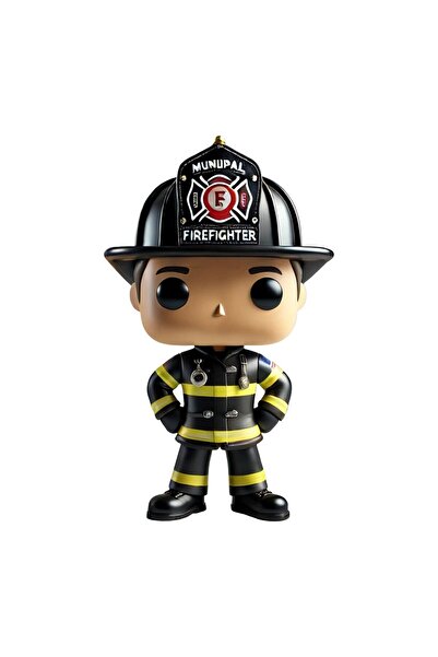 Choice5 One Size F Interesting Firefighter figurines toys,Handsome firefighte...