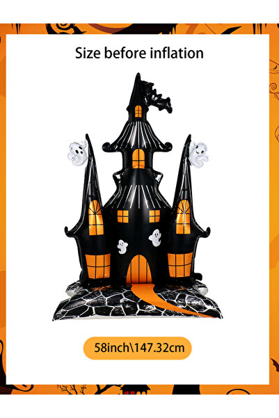 Choice Other 1pc Haunted House 1pc Halloween 58-inch super-large haunted hous...