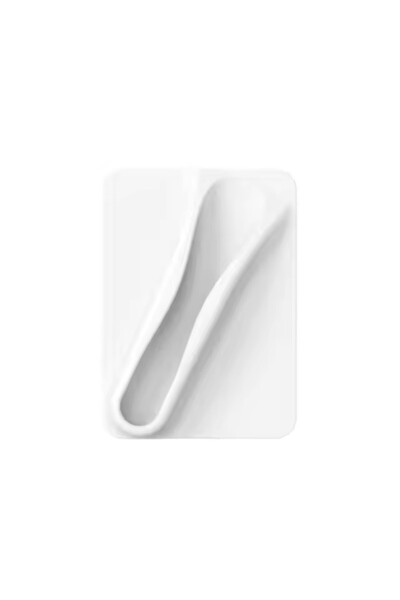 Choice حامل أحمر شفاه أبيض لامع، مصنوع من السيليكون الناعم، ذو لاصق قوي، متوا...