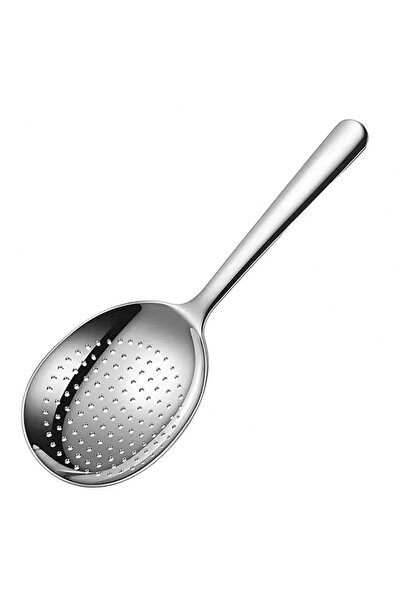 Choice B 1Pc Stainless Steel Ladles For Serving Soup Rice Serving Spoon Drain Hole Heat Insulated Handle K.