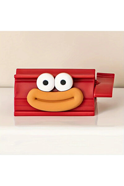 Choice موزع معجون أسنان سهل الفتح باللون الأحمر، قطعة واحدة [استبعاد شائع] - تصميم لطيف بفم كبير، حمام يدوي