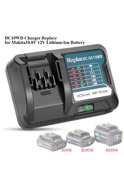 Choice1 بطارية ليثيوم أيون DC10WD أمريكية الشحن السريع لأدوات ماكيتا 10.8 فول...