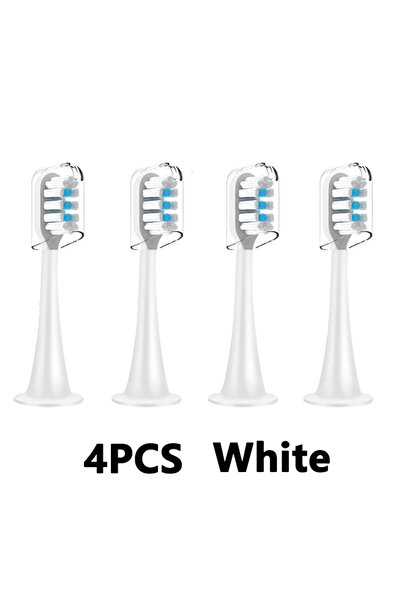 Choice 4 4pcs Replacement Brush Heads For Xiaomi Mijia T300 T301 T500 Sonic Electric Toothbrush Head DuPon.
