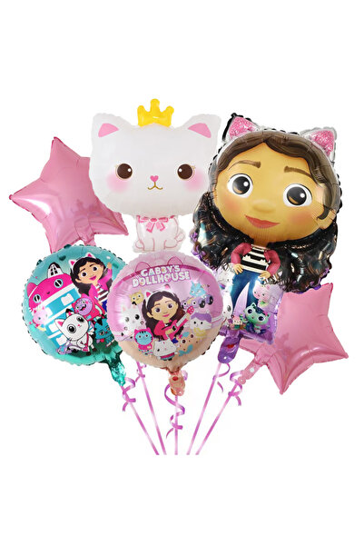 Disney as the picture as the picture 6Pcs Gabby Balloons Baby Shower Birthday...