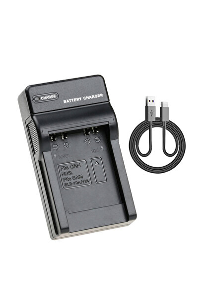 PROBTY شاحن SLB-10A، شاحن USB لبطاريات كاميرات EX2F و WB150F و WB250F و WB3