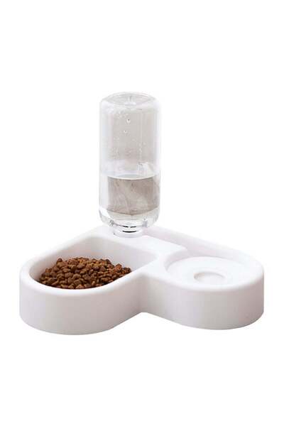 fun zone Generic Multifunctional Cat Bowl White 22x22x22.8cm