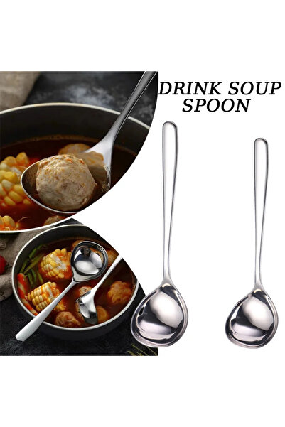 Choice S Soup Spoon Stainless Steel Creative Durable Thickening Spoon Home Kitchen Essential Tools Comfort.