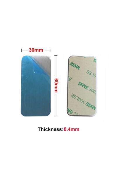 JCD 30x60mm 0.4mm 10 قطعة لوحة معدنية ملصق القرص صفائح الحديد لمغناطيس حامل ا...