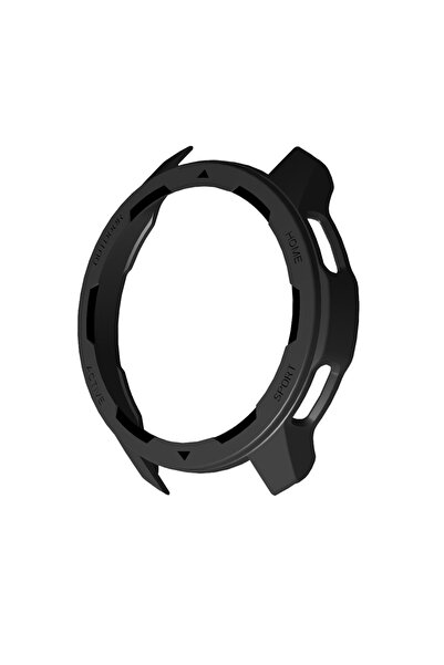 Choice غطاء حماية أسود من البولي كربونات لساعة Mi Watch S1 Active، إطار حماية...
