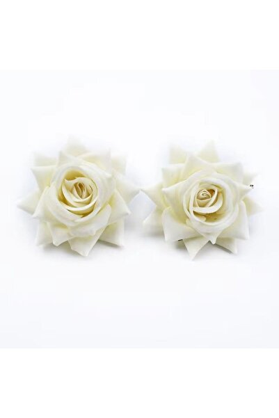 Choice 10 قطع من الورود الحمراء الحريرية البيضاء، إكسسوارات الزفاف، تخفيضات ع...