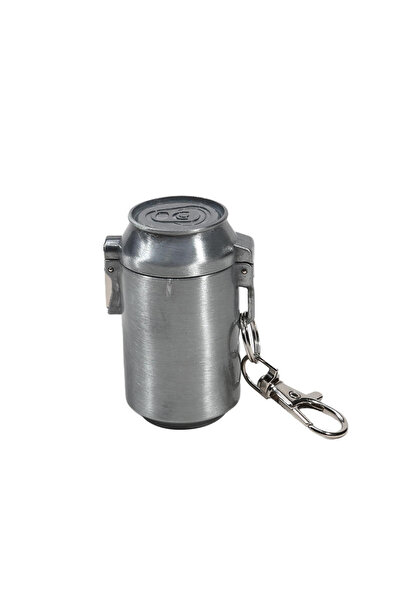 Choice silver Mini Ashtray Portable with Lid for Outdoor Travel Metal Storage Box with Keychain Cigarette A