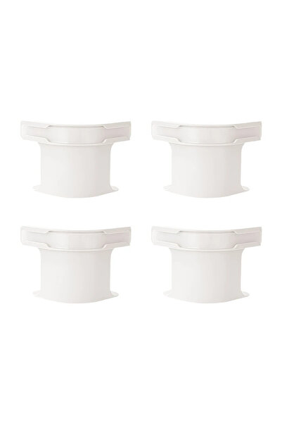 Choice WHITE 4pcs Heavy-Duty Adjustable Sheet Holders with Non-Slip Grip -for...