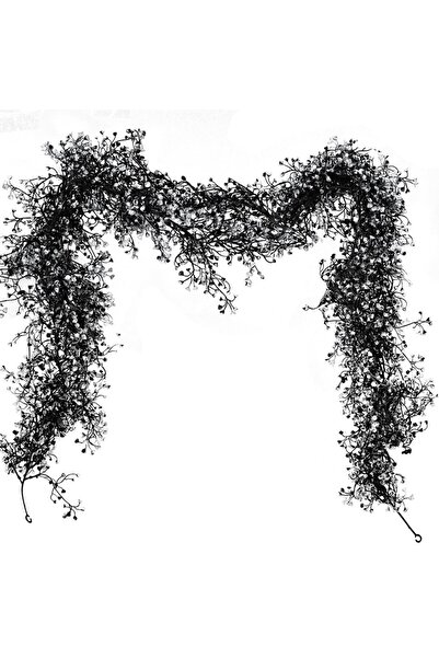 Choice إكليل فرع صناعي أسود مقاس واحد لعيد الهالوين، مصنوع من أغصان الصفصاف ا...